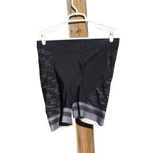 Nicewin padded bike shorts adult 2XL triathlon black grey cycling nylon nice win